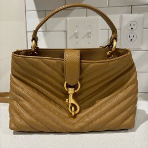 Rebecca Minkoff Edie Large Top Handle Satchel in Carmello